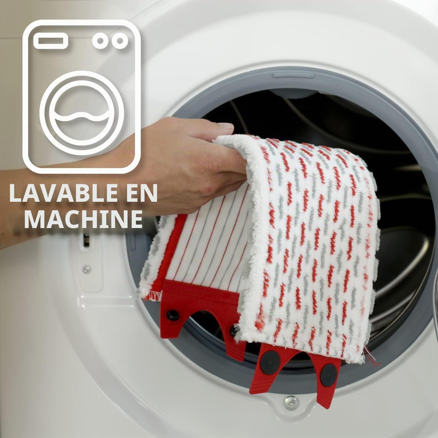Vileda 1-2 Spray Balai Vaporisateur,Balai serpillère Microfibre avec Vaporisateur,ne nécessite Pas de Seau,réservoir intégré,Convient à Tous Les Types de sols,serpillère Microfibre réutilisable