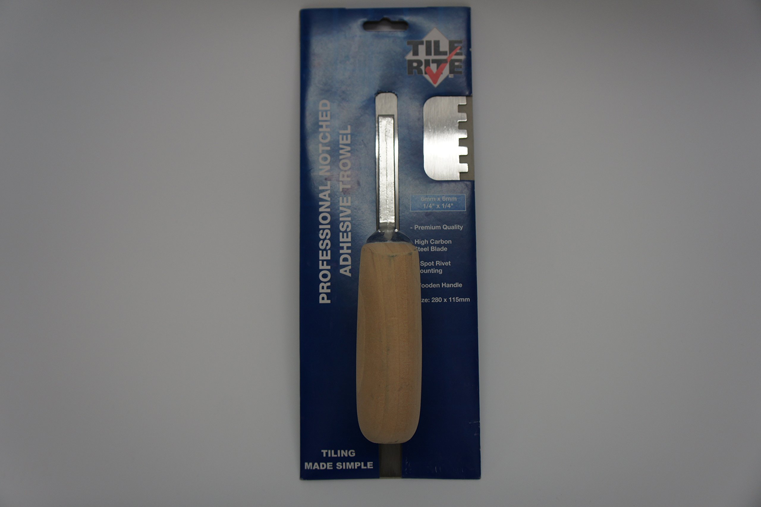 Tilerite Tile Rite 6Mm Professional Notched Adhesive Trowel