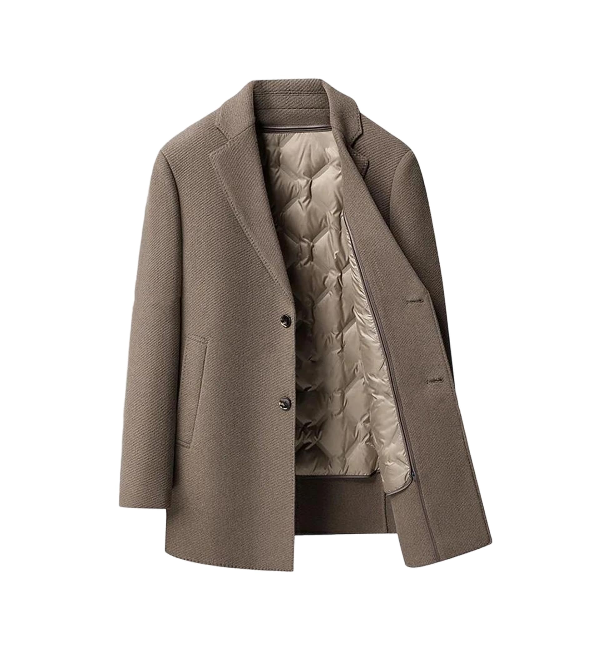 Doudoune à col montant manteau chaud léger contre le froid professionnel