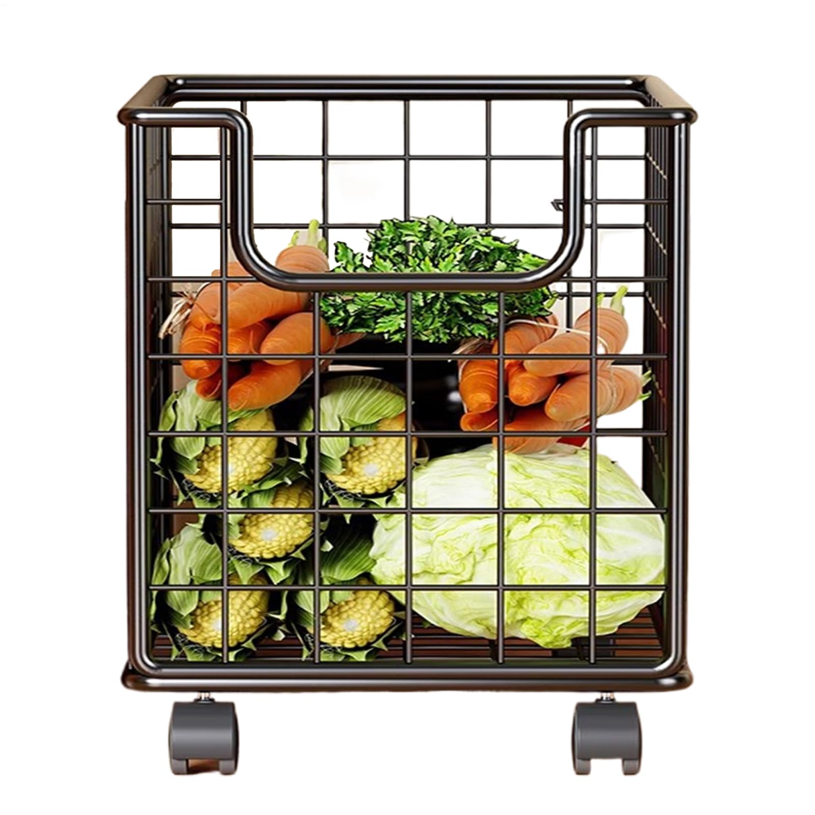 Carrello Multiuso Da Cucina Tavolo Da Servizio Bar Portatile Mobile | Organizer Da Pavimento E Carrello Per Casa Cucina Bagno Lavanderia Esterno Frutta Verdura Snack Dispensa