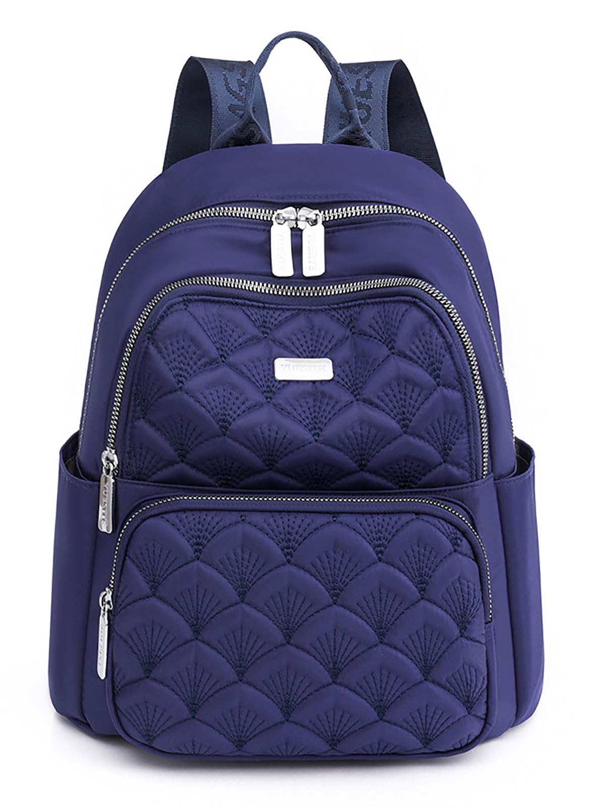POPUCT Small Nylon Backpack Purse Fashion Lightweight Waterproof Daypack for Women(blue)