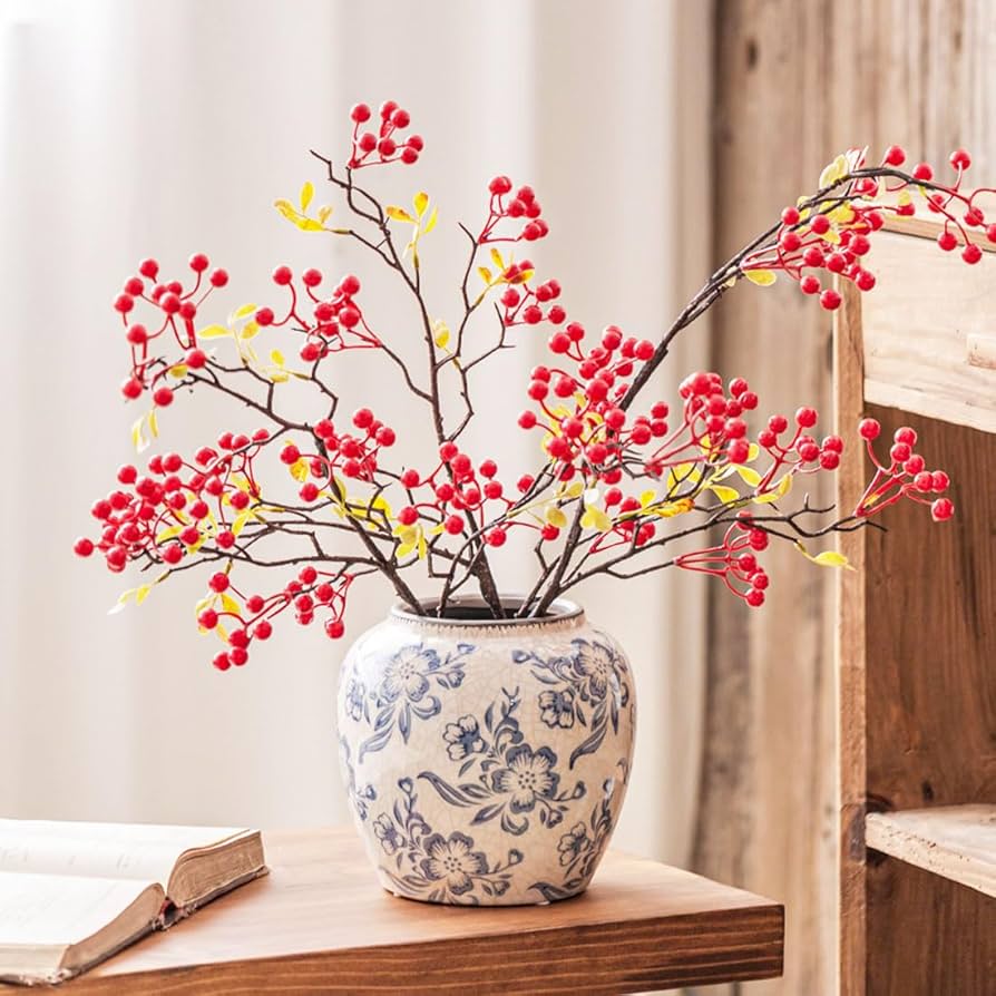 Amazon.co.jp: 中国のアンティークの青花磁器の振り子 青と白の