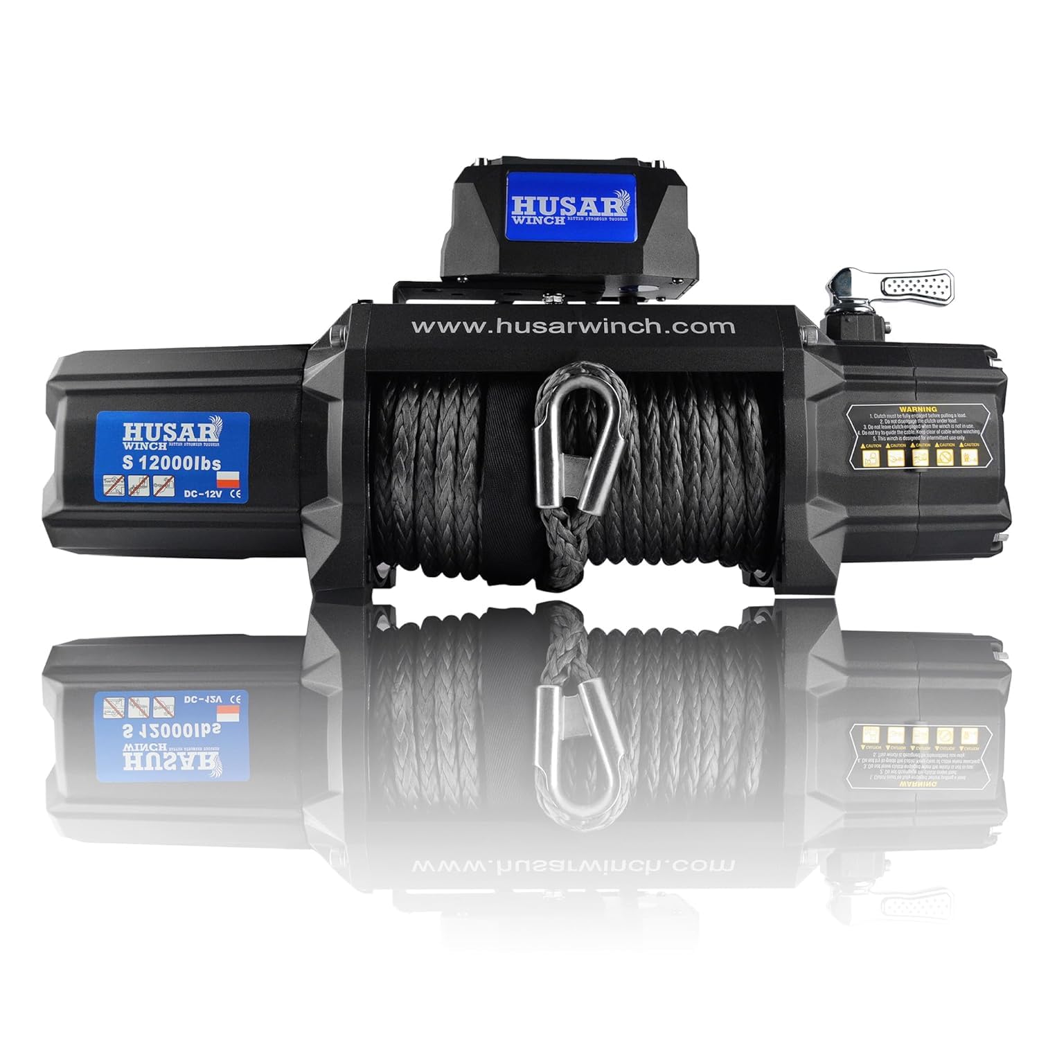 Verricello Elettrico 12V, 12000 lbs | 5443 kg - Cavo in Acciaio da 26 m, Controllo Wireless, Ingranaggio Planetario a 3 Stadi - Ideale per Fuoristrada e Veicoli 4x4 OFF ROAD
