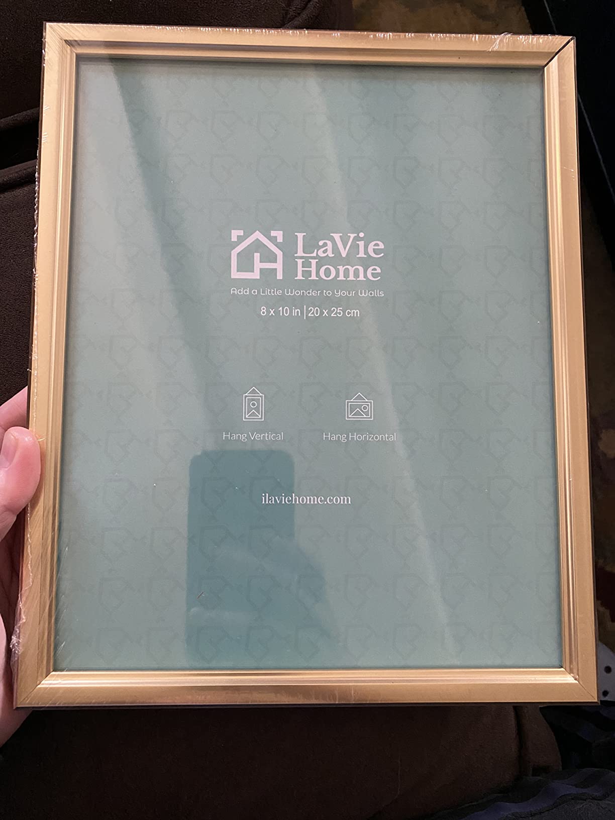 2/mo Finance LaVie Home 8x10 Picture Frames (1 Pack, Gold) Simple