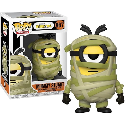 Funko Pop! Movies: Minions - Mummy Stuart, Multicolor (49788)