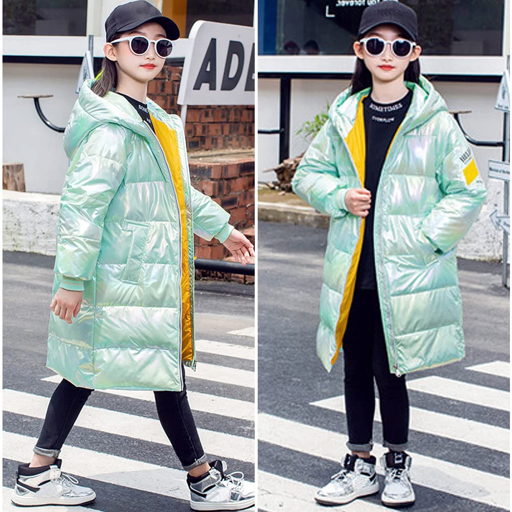 Giacca Invernale Per Bambini Ragazza Cappotti E Giacche Jacket Parka Giubbotto Lungo Con Cappuccio