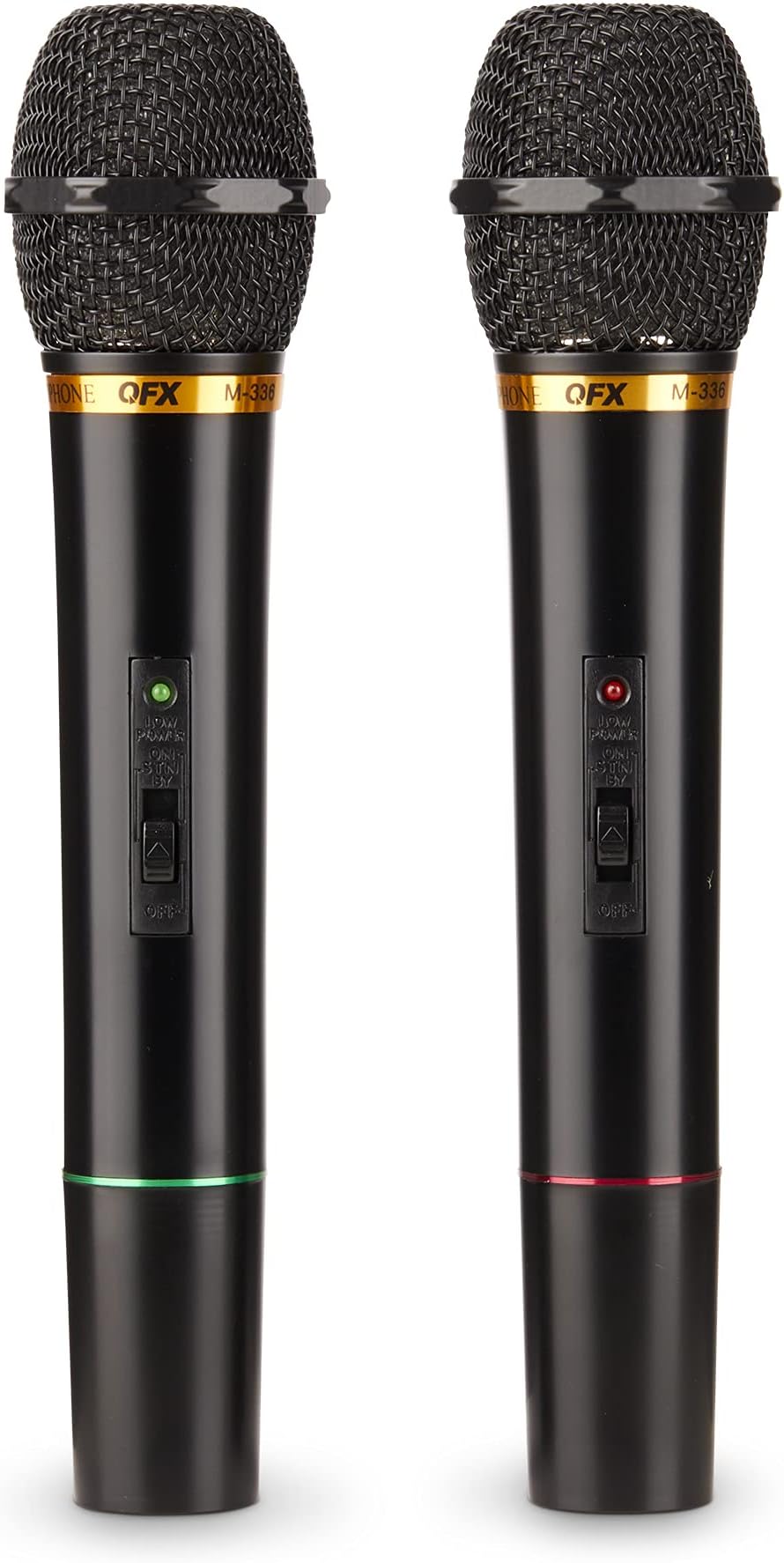 QFX M-336 Wireless Dynamic Professional Microphone - Twin Pack
