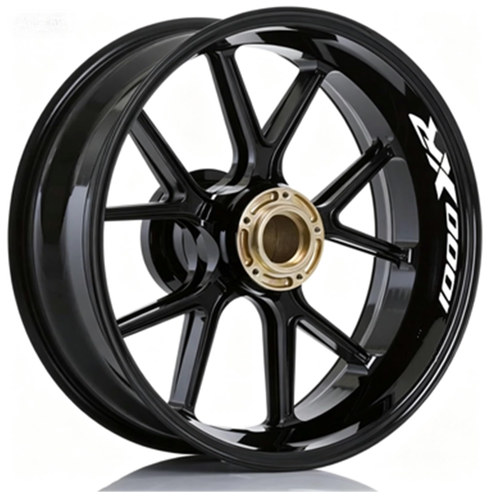 Motorcycle Wheel Stickers Reflective Rim Motorbike Waterproof Decals for BMW S1000XR Motorbike(Color6)