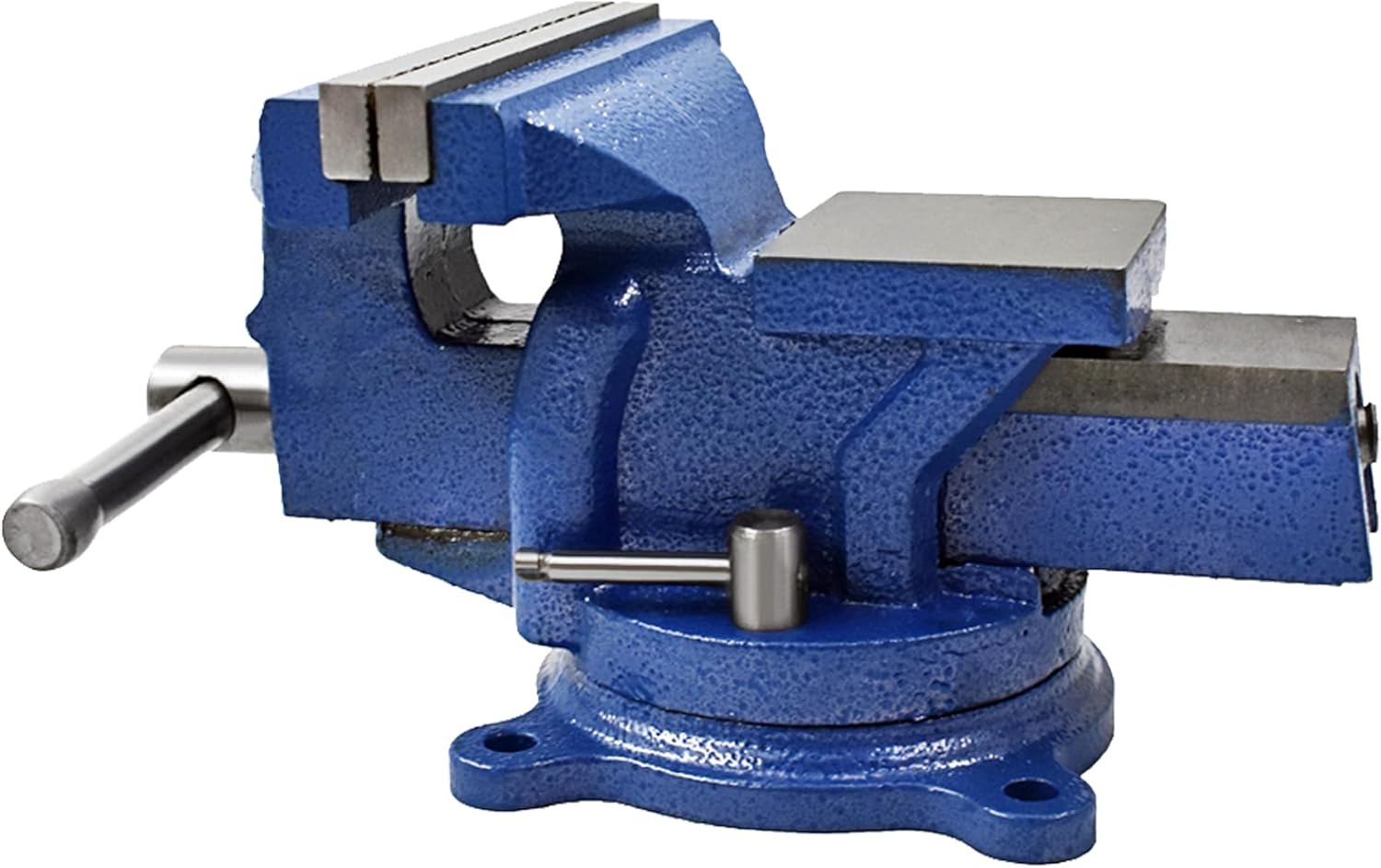 Bench Vise with Anvil 4 Inch Workbench Vise Heavy Duty 360 Degree Swivel Locking Base Bench Clamp Fit for Clamping Tools
