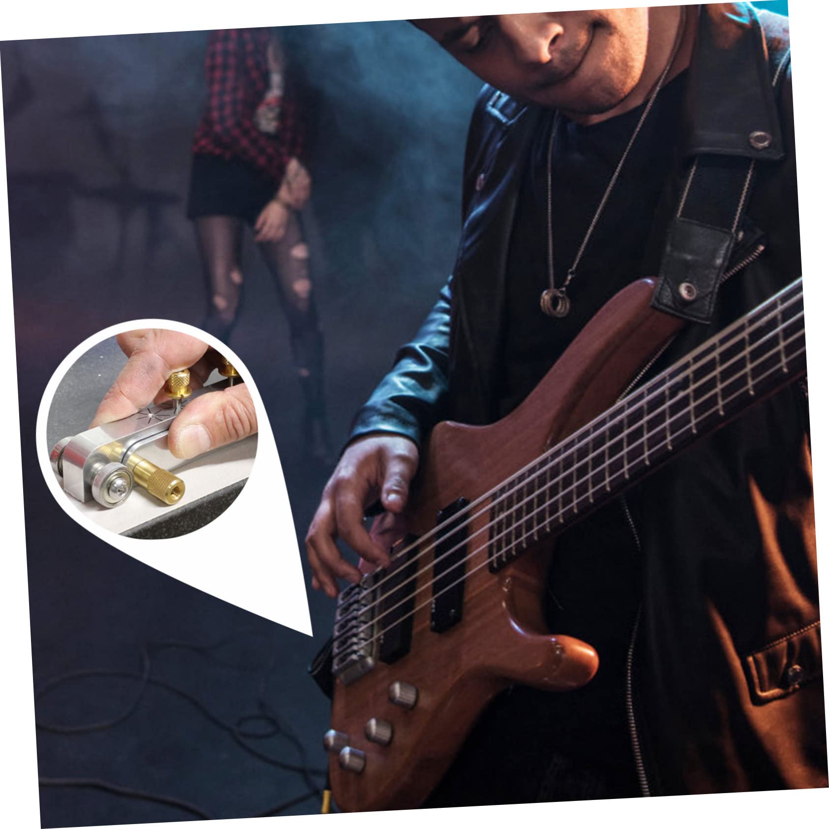 VICASKY Sella per chitarra strumento di rettifica per sella e