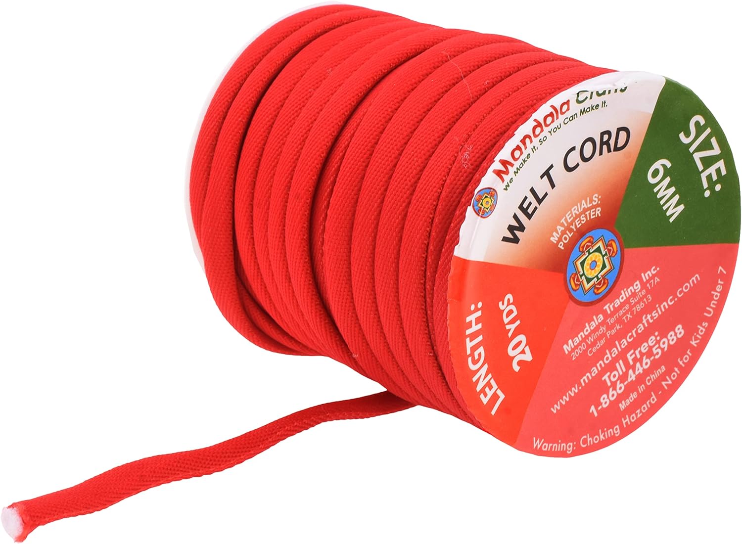 Basics - Cuerda Trenzada De Algodón Natural Para Manualidades