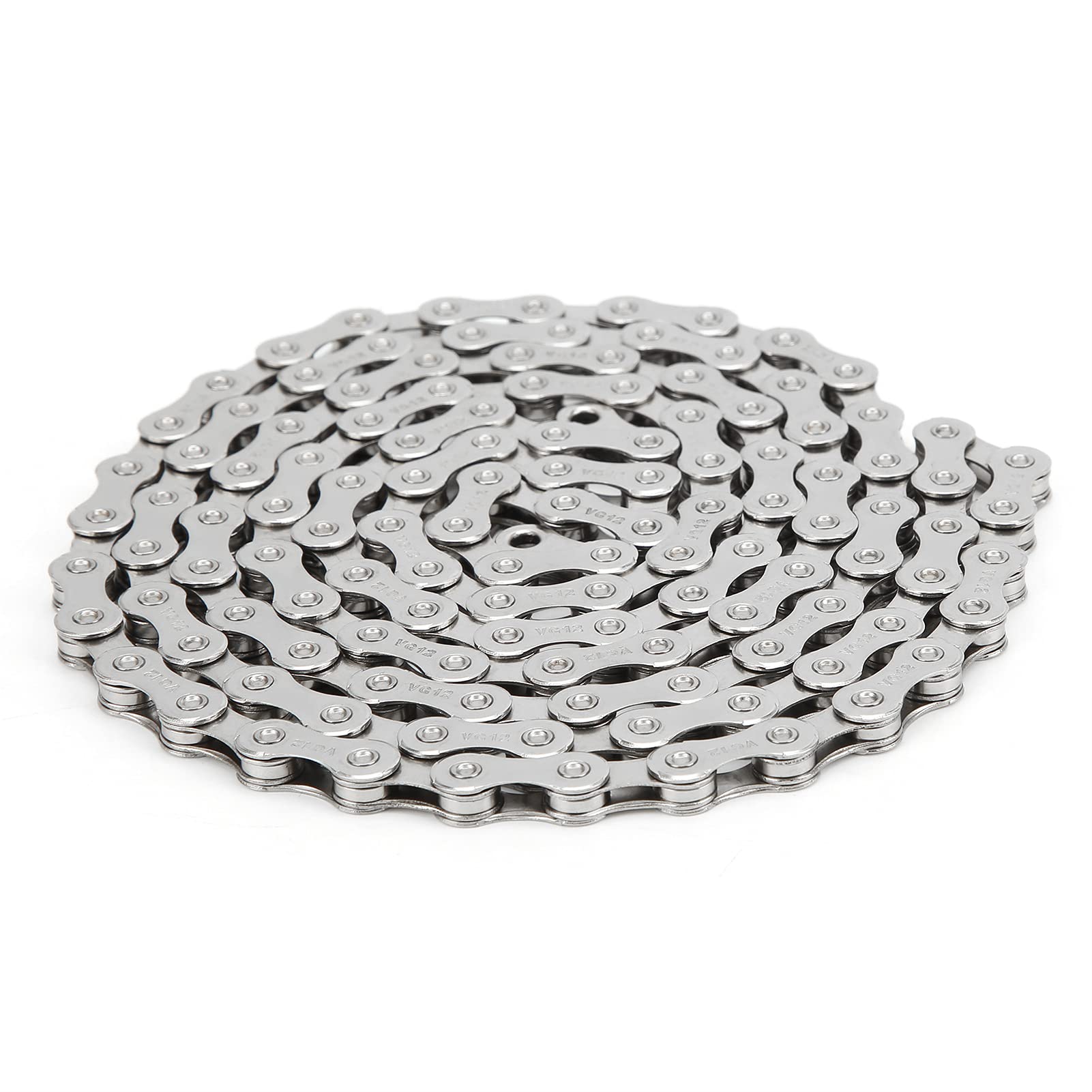 POENVFPO Cadena de Bicicleta 12 Velocidades 126 Eslabones, 1/2 X 11/128