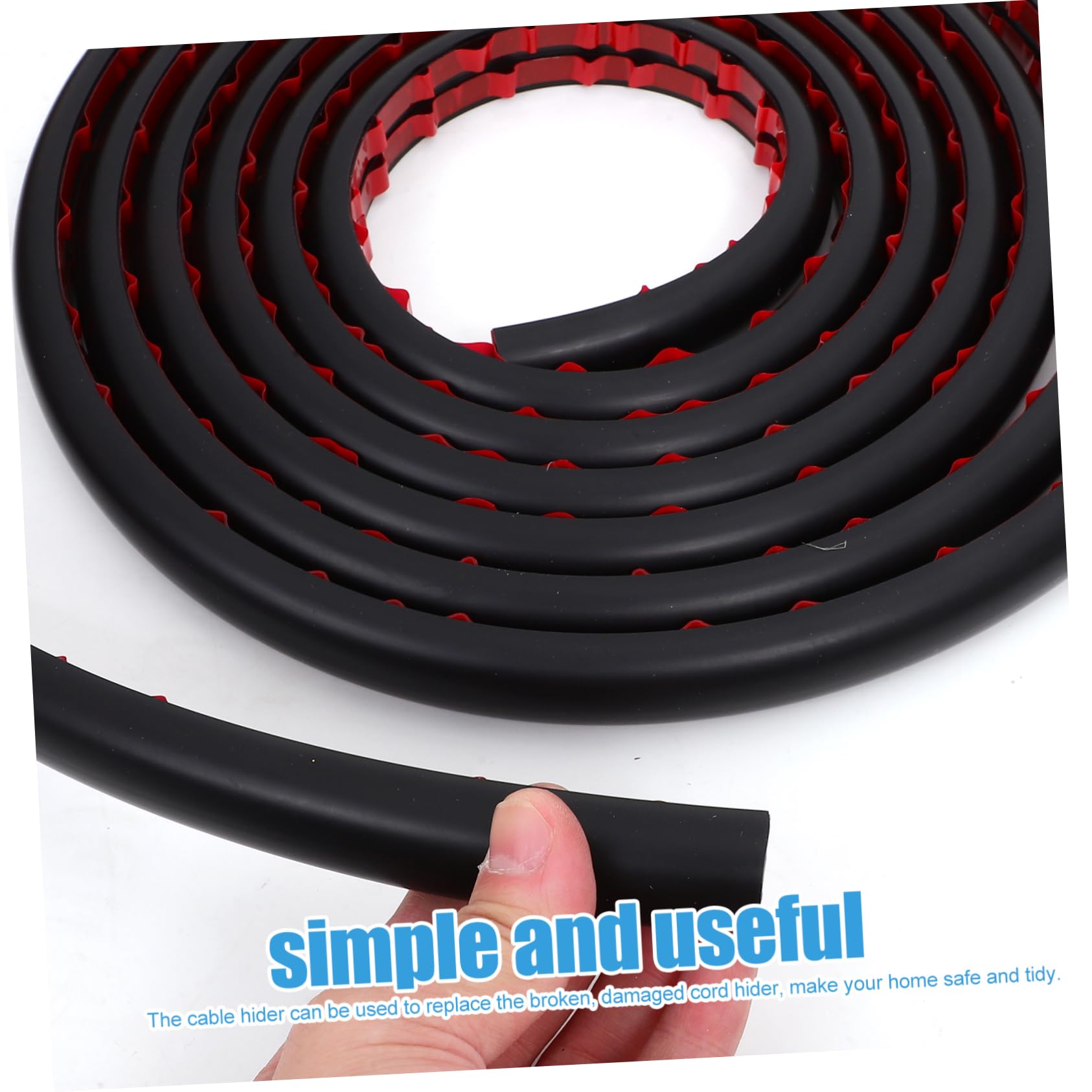 Organizador de Cables Adhesivo para Pared Canaleta de Durable Protección y Ocultación de Cables para Oficina y Hogar
