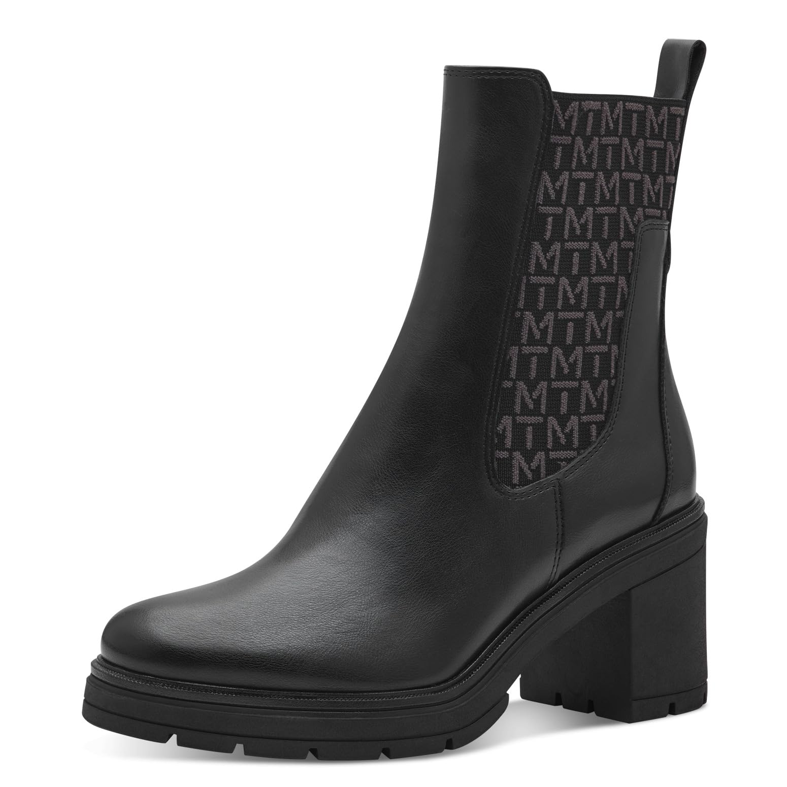 MARCO TOZZI Women's 2-25484-43 Chelsea Boots, Black Comb, 39 EU, Black (Black Comb), 7 UK