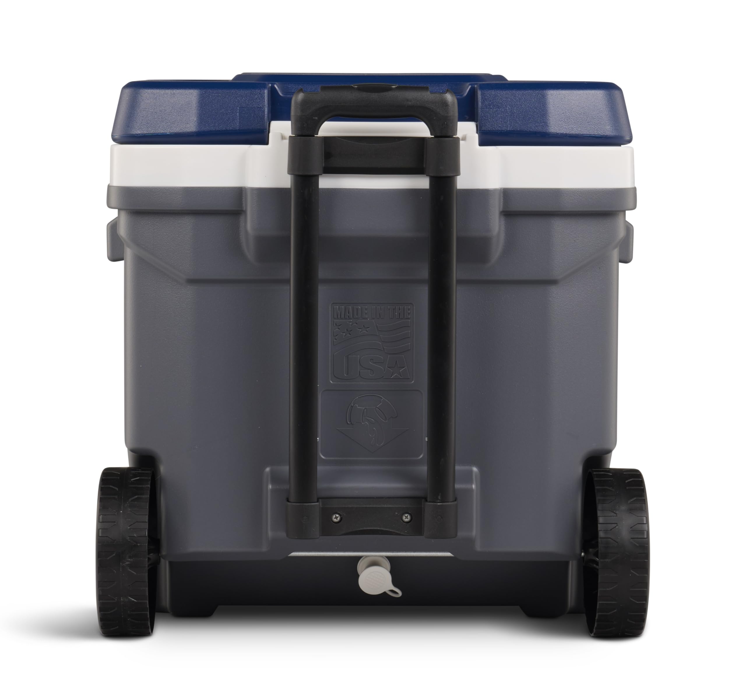 Igloo Igloo Maxcold 62 Roller Nevera, 58 litros, Gris - Gran y Robusta Nevera para Camping, Trabajo, Ocio y Festivales