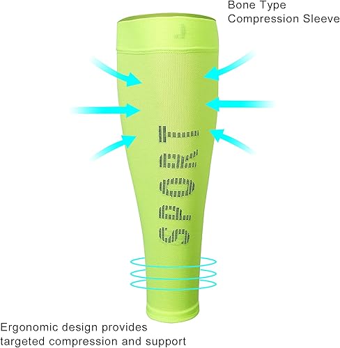 Miniatura 4 de Luwint Mangas de compresión de pantorrilla para hombres y mujeres, calcetines de compresión de pantorrilla sin pies para correr, ciclismo,