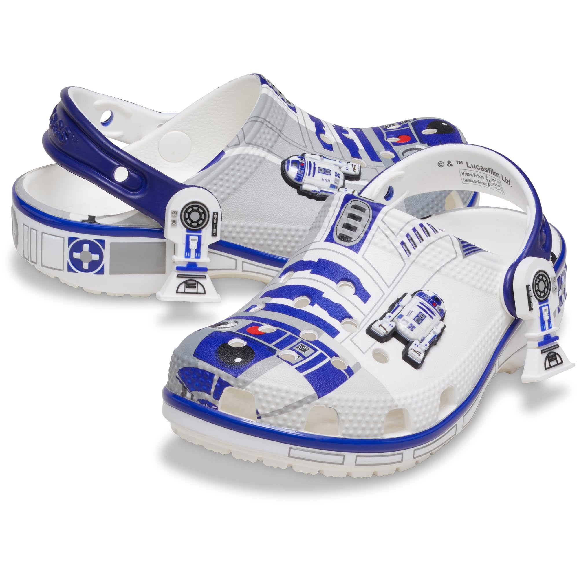 Crocs Star Wars R2D2 Classic Clog K, Zoccoli Unisex - Bambini e Ragazzi, Multicolore, 32/33 EU