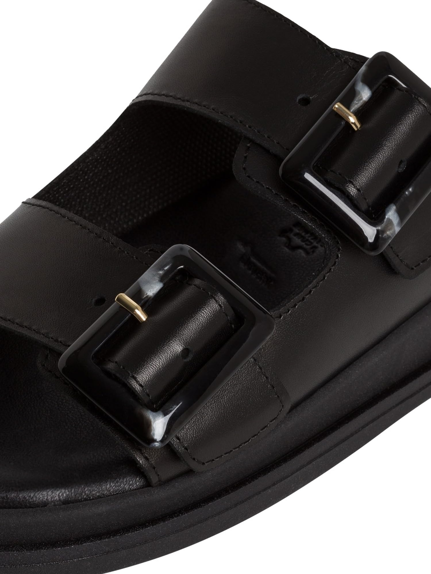 tamaris Damskie Klapki czarny TAMARIS-1-27207-42 003 BLACK LEATHER