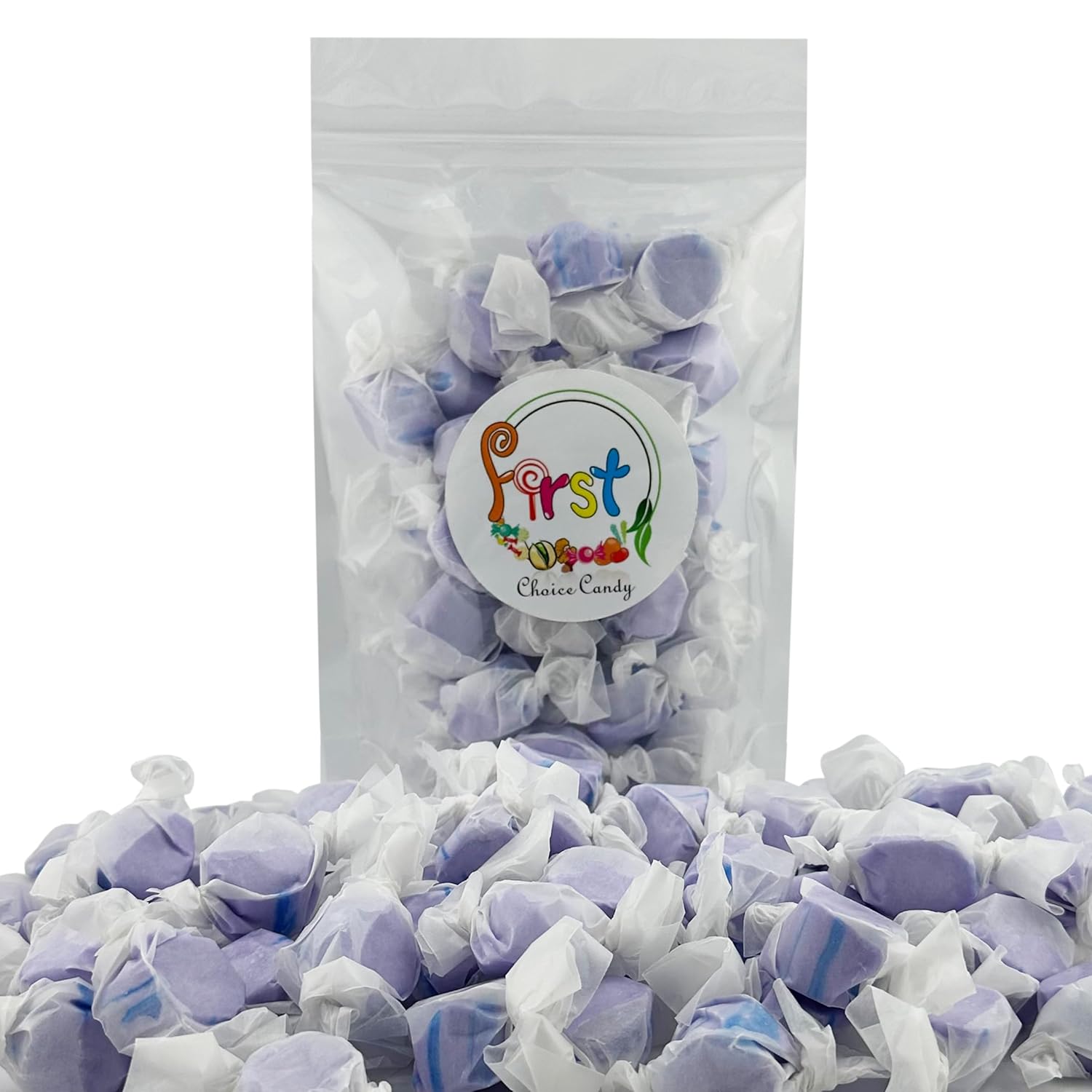 FirstChoiceCandy All Flavor Saltwater Taffy (Huckleberry, 3 Pound)