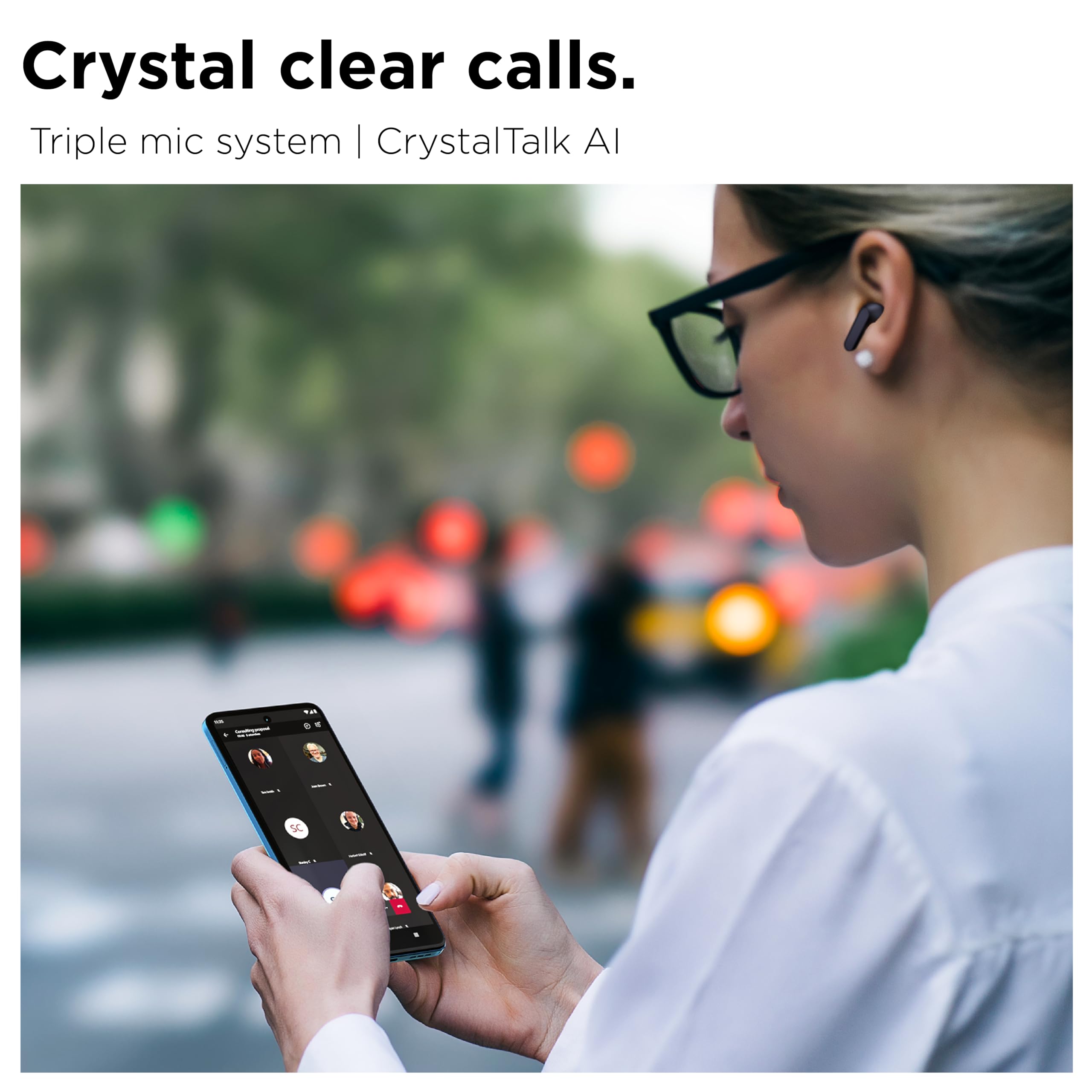 motorola Moto Buds: cuffie wireless, suono di ottima qualità e audio ad alta risoluzione, cancellazione attiva del rumore dinamico, integrazione ottimale con l'ecosistema Moto, blu marino