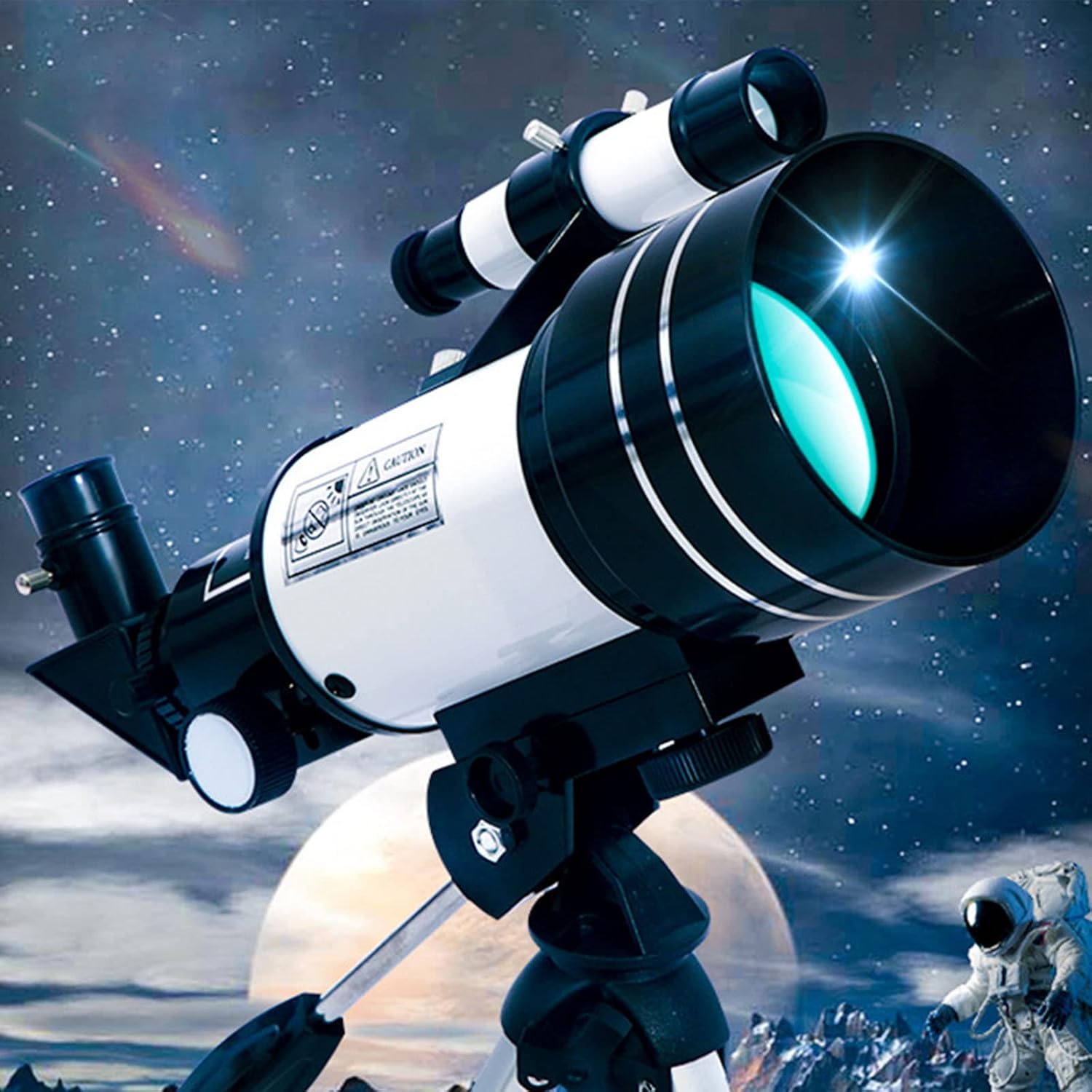 天体望遠鏡 口径70mm 焦点距離500mm 初心者＆家族向け 子供＆大人 天文 