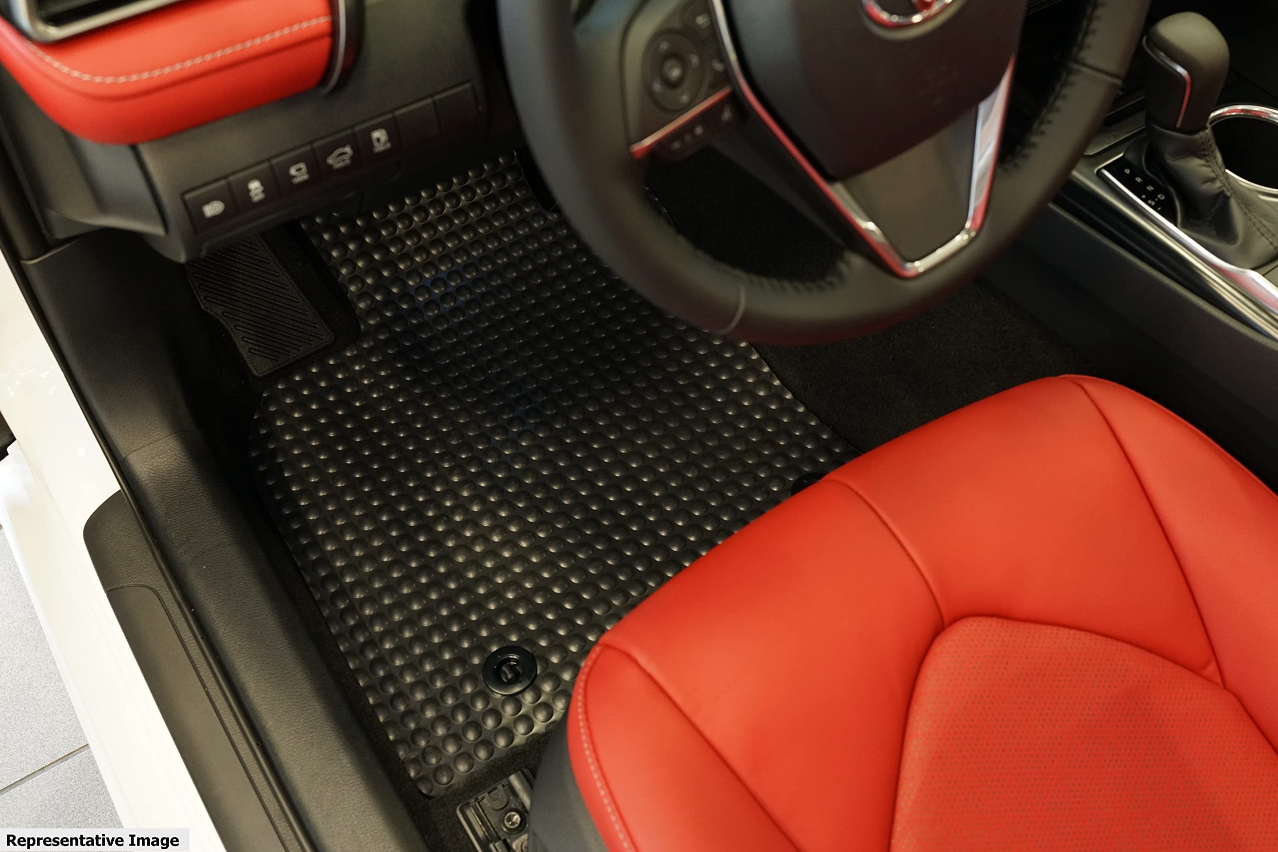 EXACTMATSX-Edition - Premium All-Weather Floor and Cargo Mats Compatible with Hyundai Tucson [2022-2022]. Vehicle-Specific Fit That Easily Wipes Clean. Made in USA