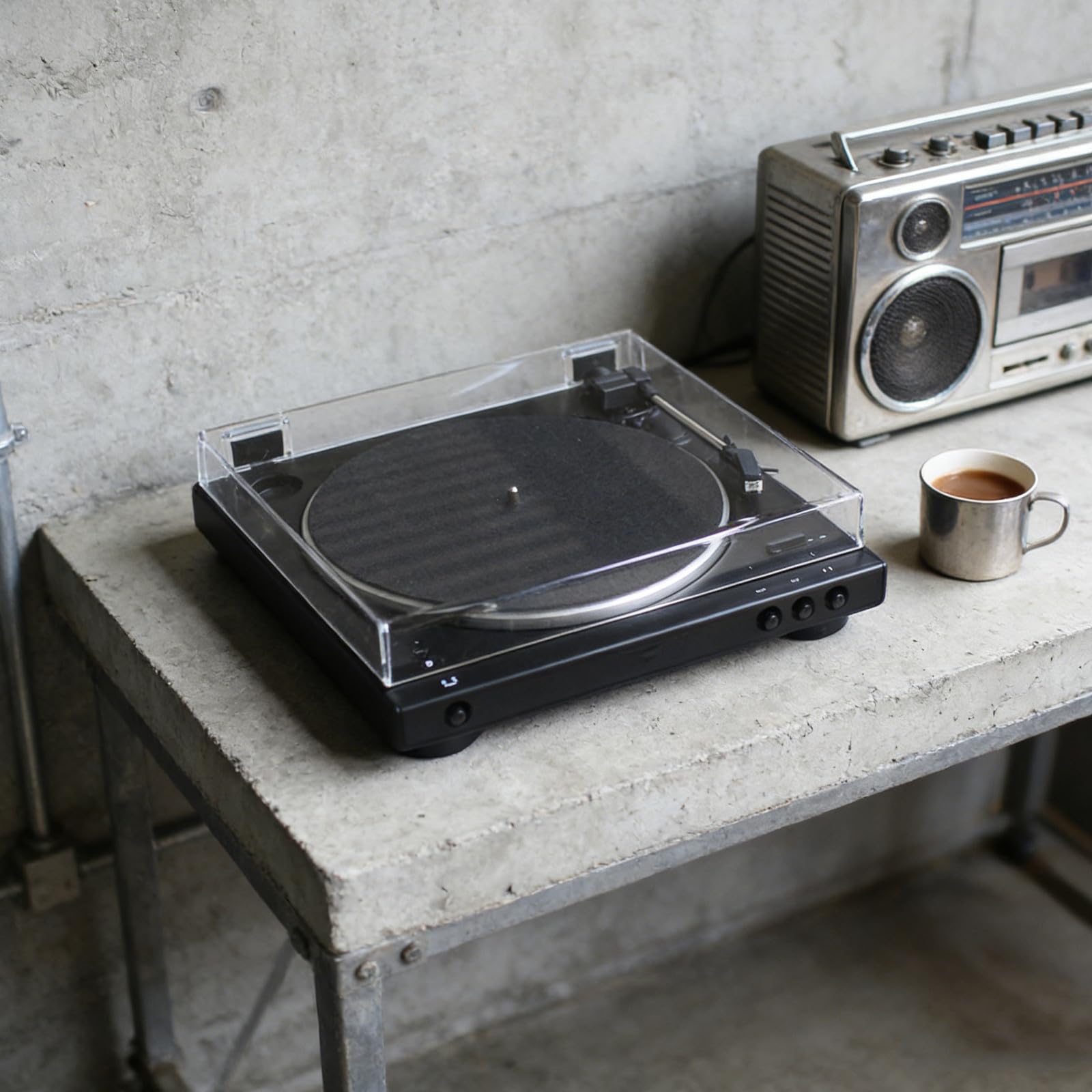 Abaodam Vinyl Turntable Dust Cover in Acrilico Trasparente Protezione Antipolvere e Statica per Giradischi Compatibile con Audio-technica At-lpx