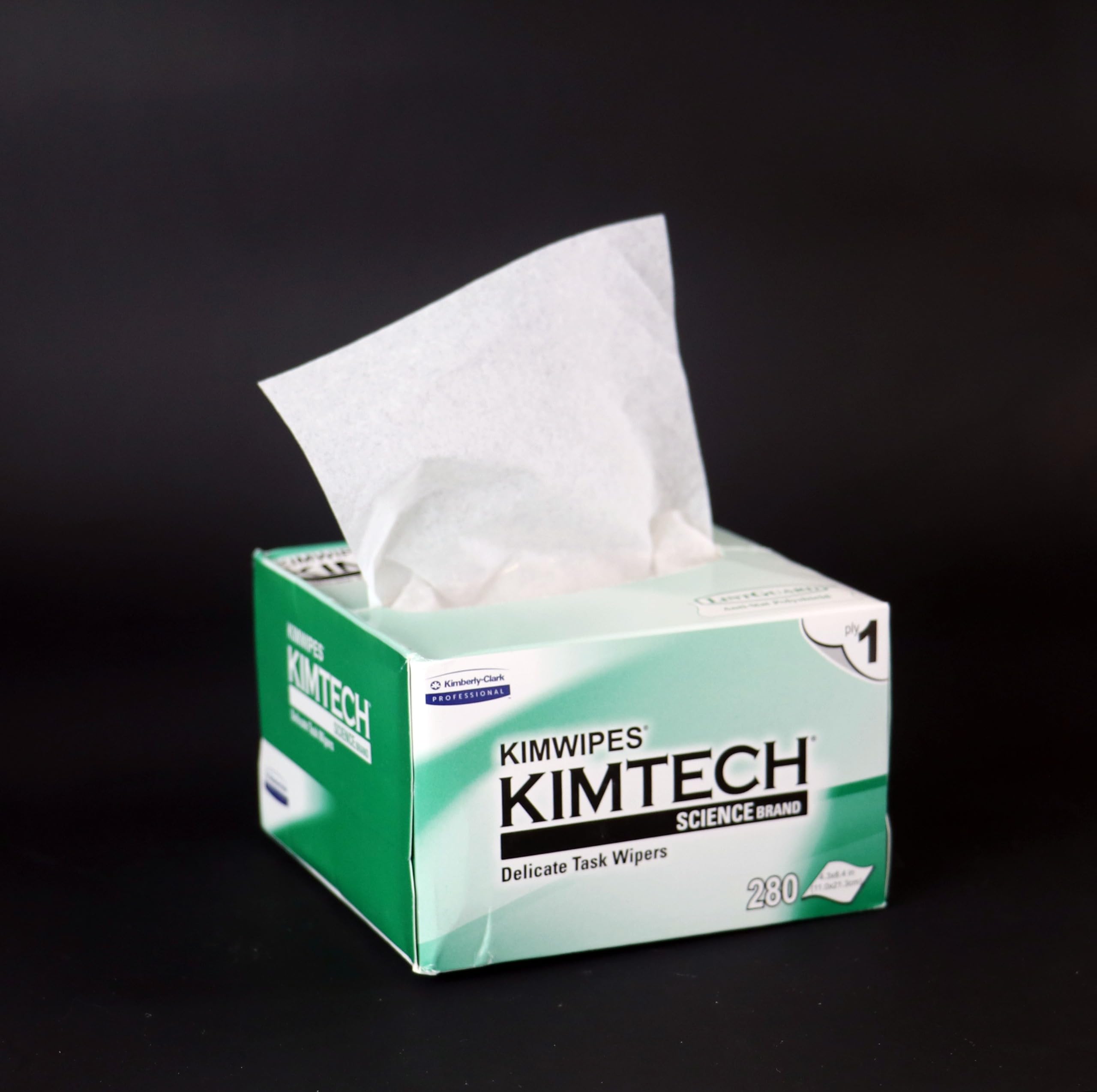 Kimwipes Toallitas Delicadas 1 Capa – Pack 6 Cajas x 280 Uds (1680 Toallitas) – Limpieza de Lentes, Laboratorio, Fibra Optica y Superficies Delicadas – Antiestáticas, Sin Pelusa – TFS