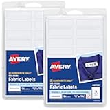 Avery No-Iron Fabric Labels, 1/2