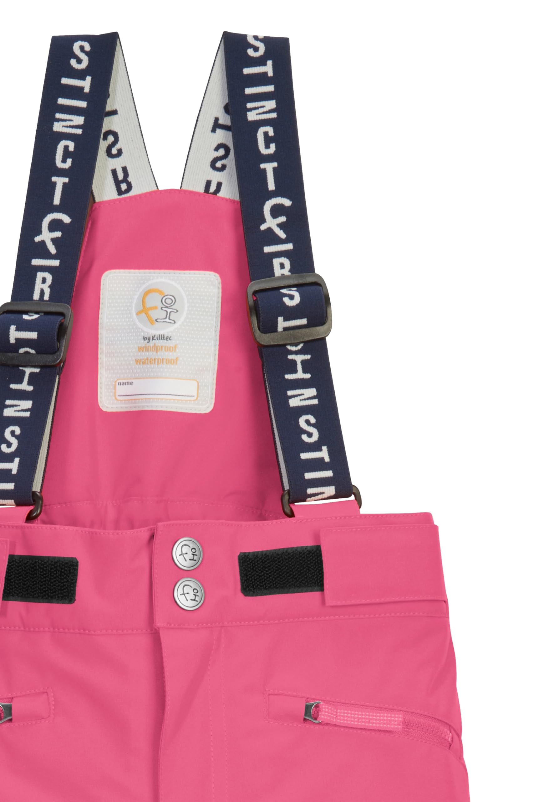 First Instinct by killtec Unisex Baby Skihose/Funktionshose mit Trägern und Schneefang Fisw 48 MNS Ski Pnts