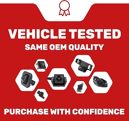 Miniatura 6 de Master Tailgaters Repuesto para Audi A4S4 (09-16), A5S5 (08-17), A6S6 (12-15), A7S7 (12-18), Q3 (15-18), Q5SQ5 (09-17)+Hybrid (13-16) Cámara de