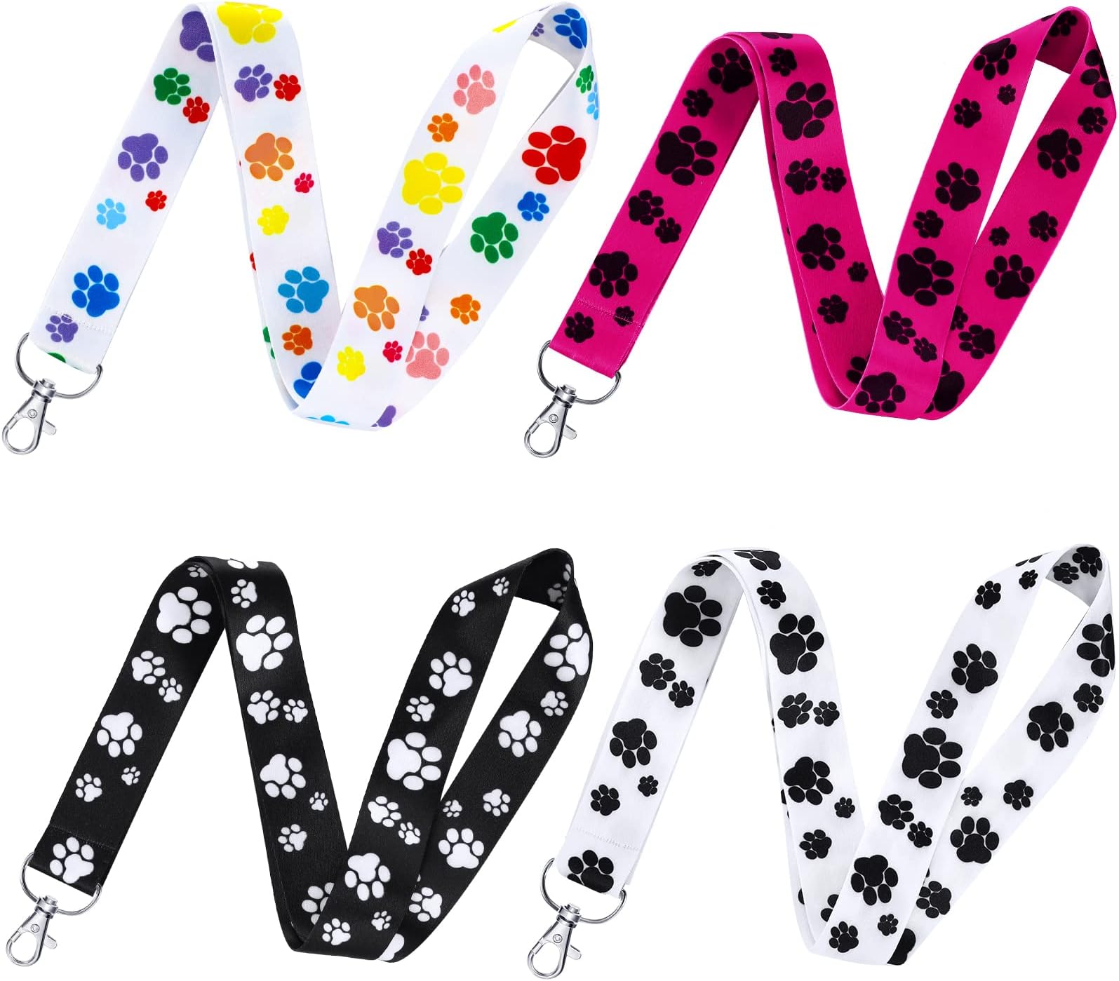 Moose Pet Wear Animal Print Lanyard Satin Cute Key