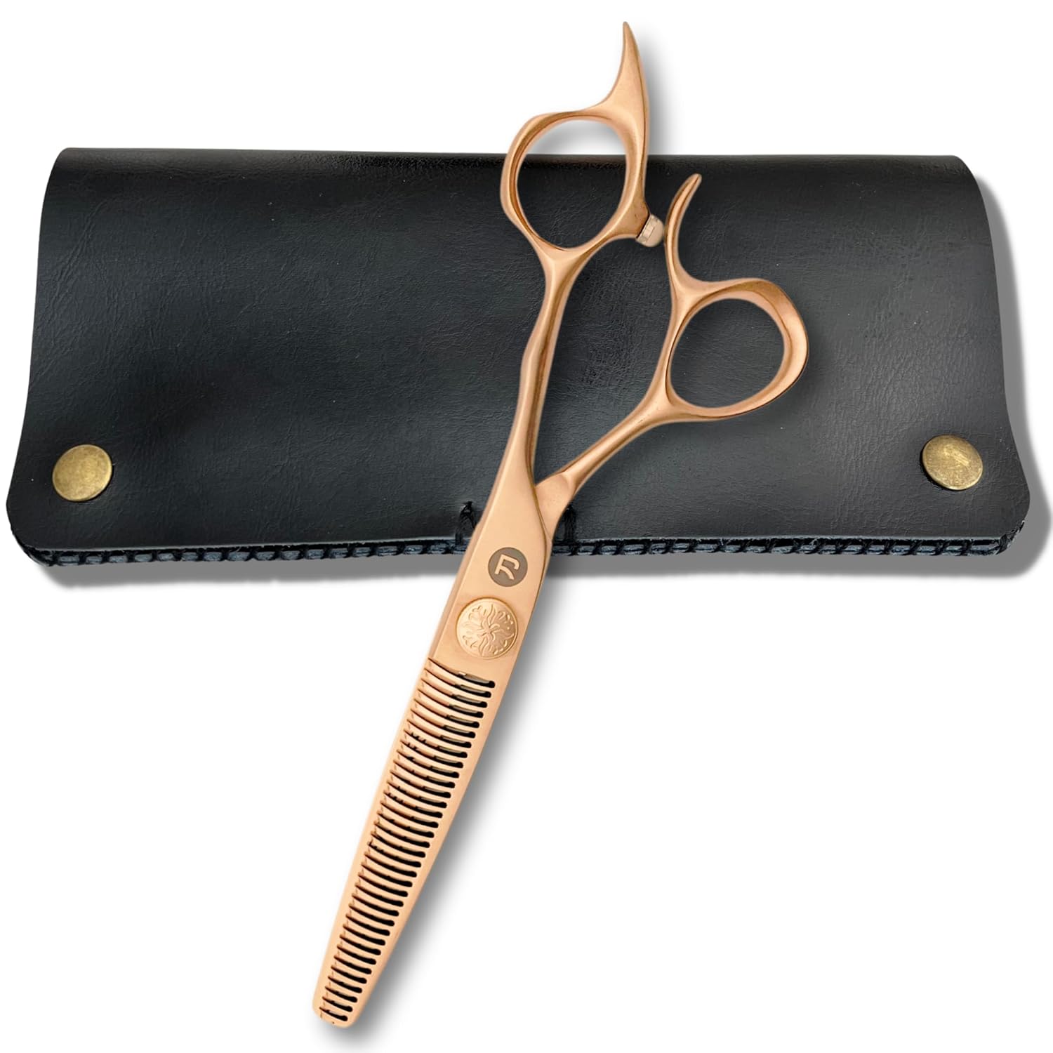 Saki Shears Gold Hair Cutting Shears Professional - 6 Inch Hairdresser Gold Scissors - Japanese Steel VG10 - Hair Salon Scissors