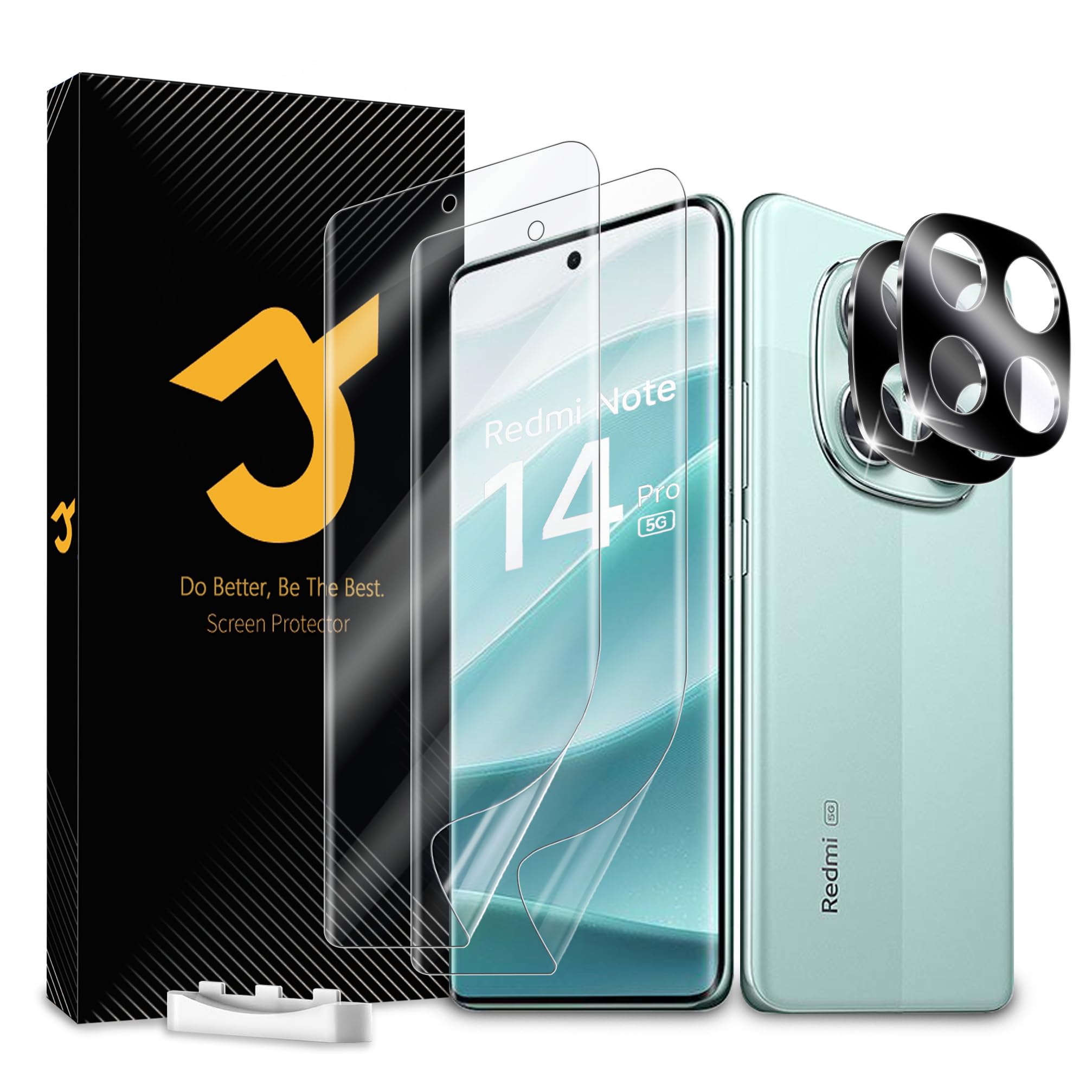 Xiaomi Redmi Note 14 Pro 5g Schutzfolie Lutree Display Schutzfolie Für Xiaomi Redmi Note 14 Pro - 3D Full Screen Mit Kameraschutz 9H Härte Panzerglas