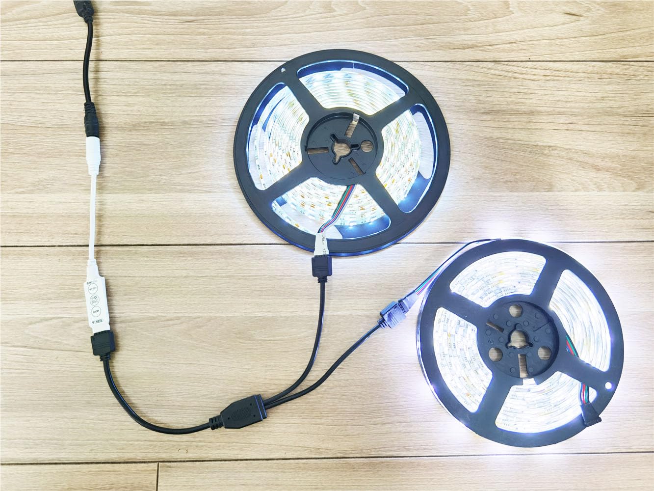 BoHong 1m Cavo Prolunga per Striscia LED RGBW + 30cm Cavo Splitter da 1