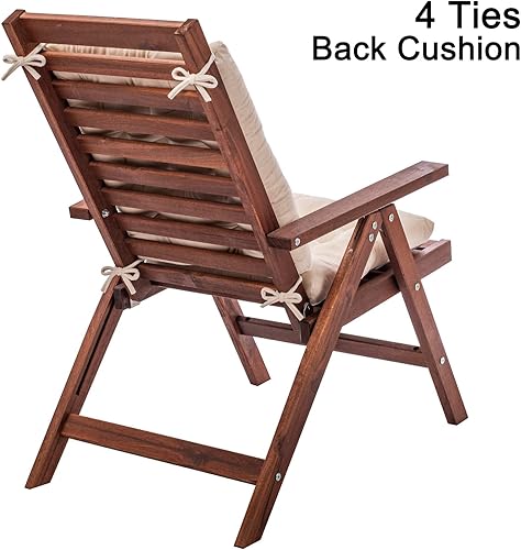 Miniatura 4 de Cojines para silla mecedora, cojines para muebles de exterior y patio, cojín de asiento y espaldar para silla de escritorio, comedor, cocina y silla