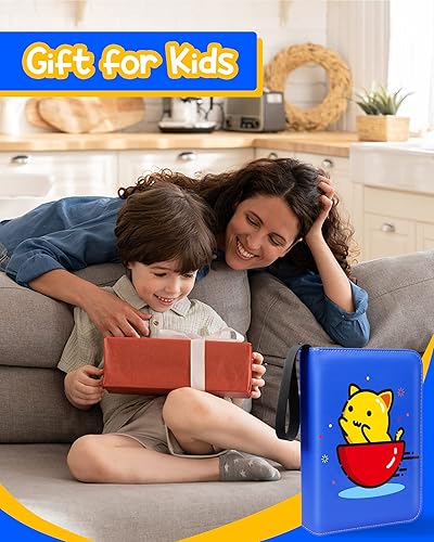 Miniatura 2 de Carpeta de tarjetas para tarjetas Pokémon, 4 bolsillos coleccionables, álbumes de tarjetas coleccionables para libros, 400 tarjetas con fundas