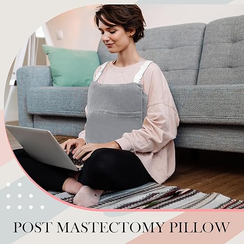 Miniatura 4 de Almohada de mastectomía poscirugía, almohada de pecho para necesidades de mastectomía después del cáncer de mama, almohada de mastectomía para