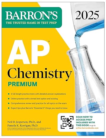 AP Chemistry Premium, 2025: Prep Book with 6 Practice Tests + Comprehensive Review + Online Practice (Barron's AP Prep)-Wow! eBook