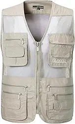 Colete de pesca masculino sem mangas, para fotografia, colete de secagem rápida, leve, de malha, colete de caça, colete de pesca