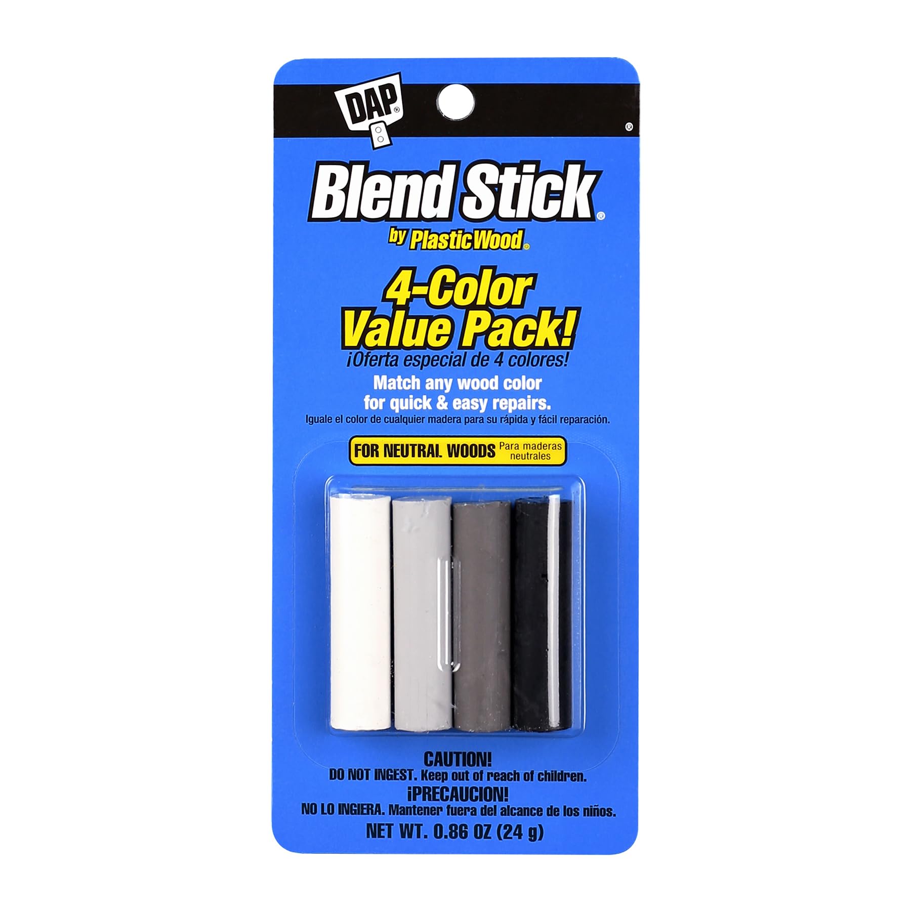 DAP Plastic Wood Blend Sticks 4-Pack, Neutral Wood (7079804103