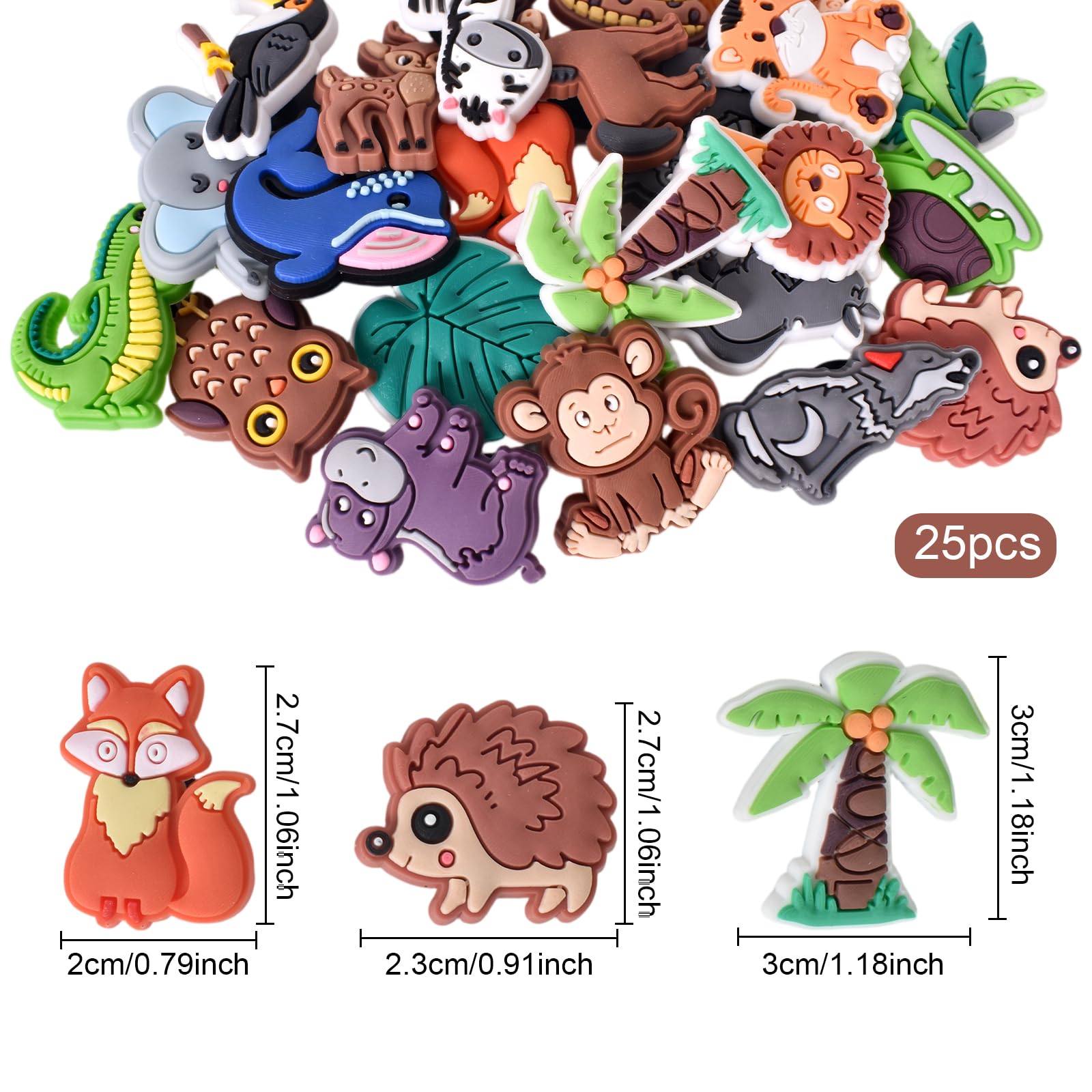 Shoe Charms PVC Encantos Clog Adornos para Zapatos Pins Decorativos Dibujos Animados para Niñas Niños Regalos