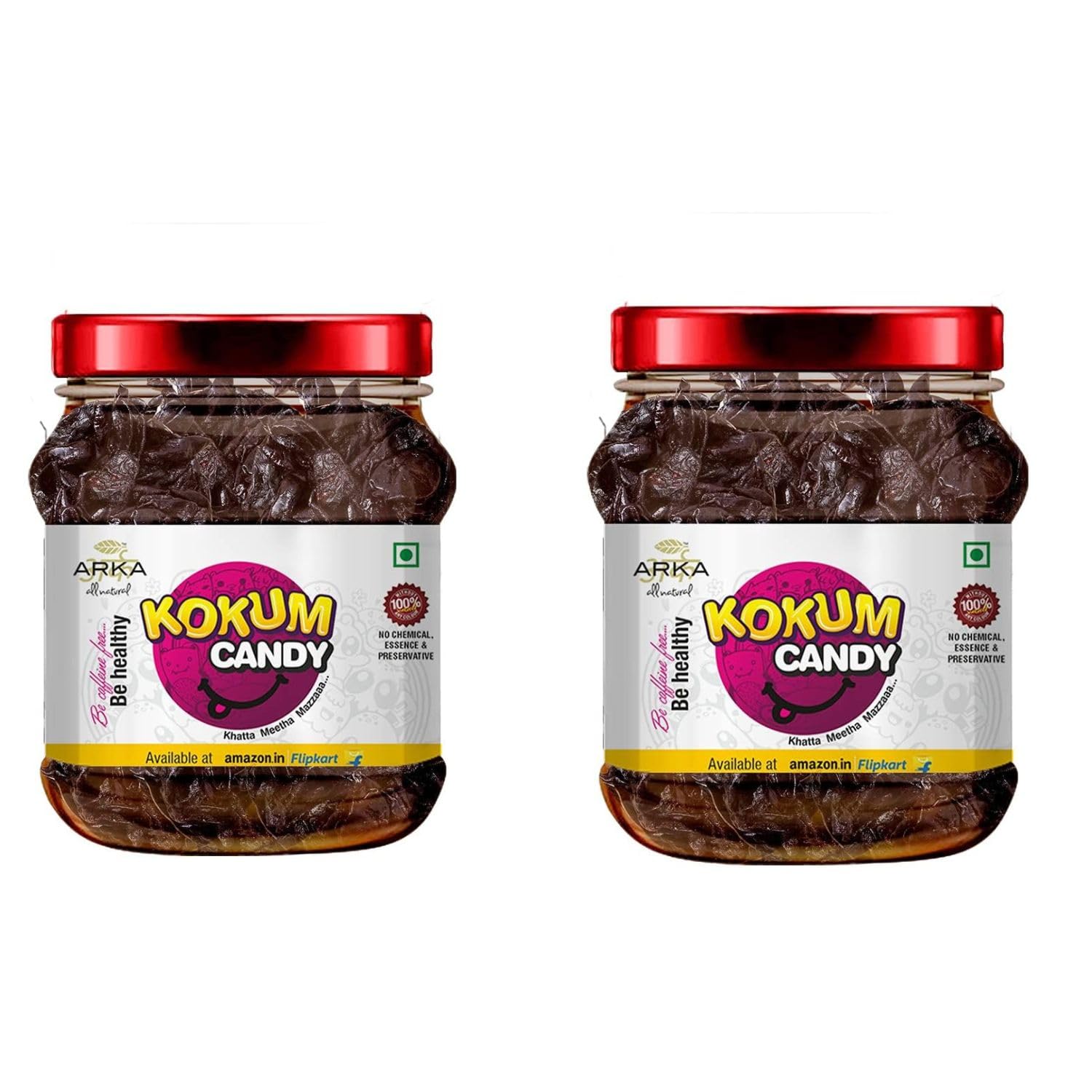 Arka All Natural 2 Pack Kokum Candy, Khatta Meetha Tangy, Good for Digestion - 200g each (B0DC67KHRB) Amazon Price History, Amazon Price Tracker