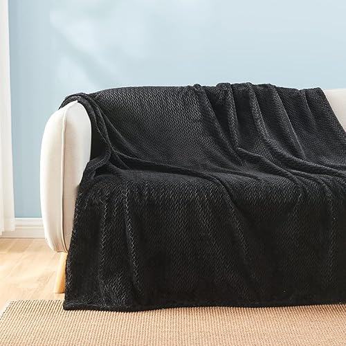 Miniatura 8 de Manta de punto gofre con textura suave para sofá, cama individual, niños y adultos, 50 x 60 pulgadas, manta de punto de chenilla bohemia para
