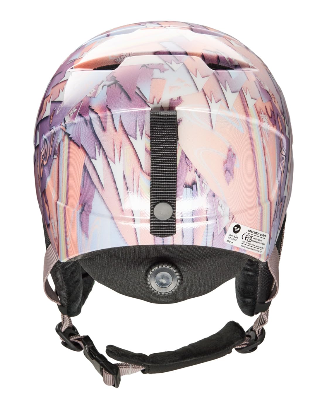 Roxy Slush Girl Sport Helmet Fille, Coral Chic Papercut, L/XL