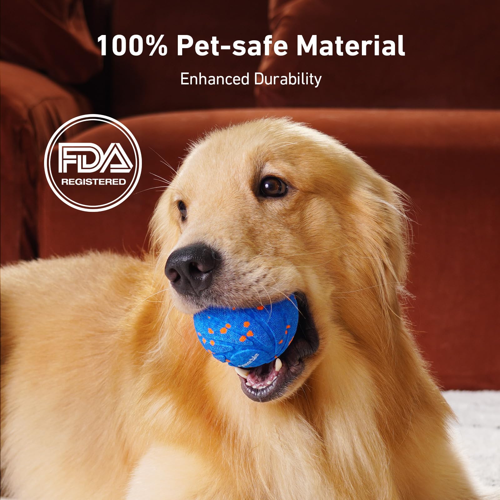 Cheerble Wicked Ball Air Replacement Outer Shell, Change Mood for Dog Blue Shell, Royal Blue - Image 2