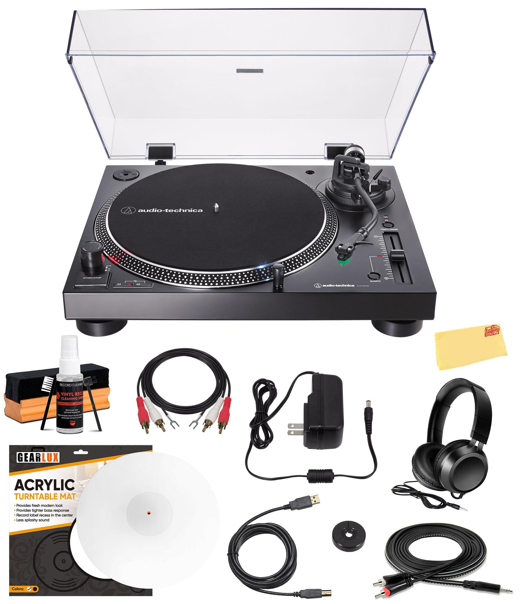 audio-technica AT-LP120XUSB ターンテーブル Audio-Technica AT-LP120XUSB Direct-Drive Turntable (Analog