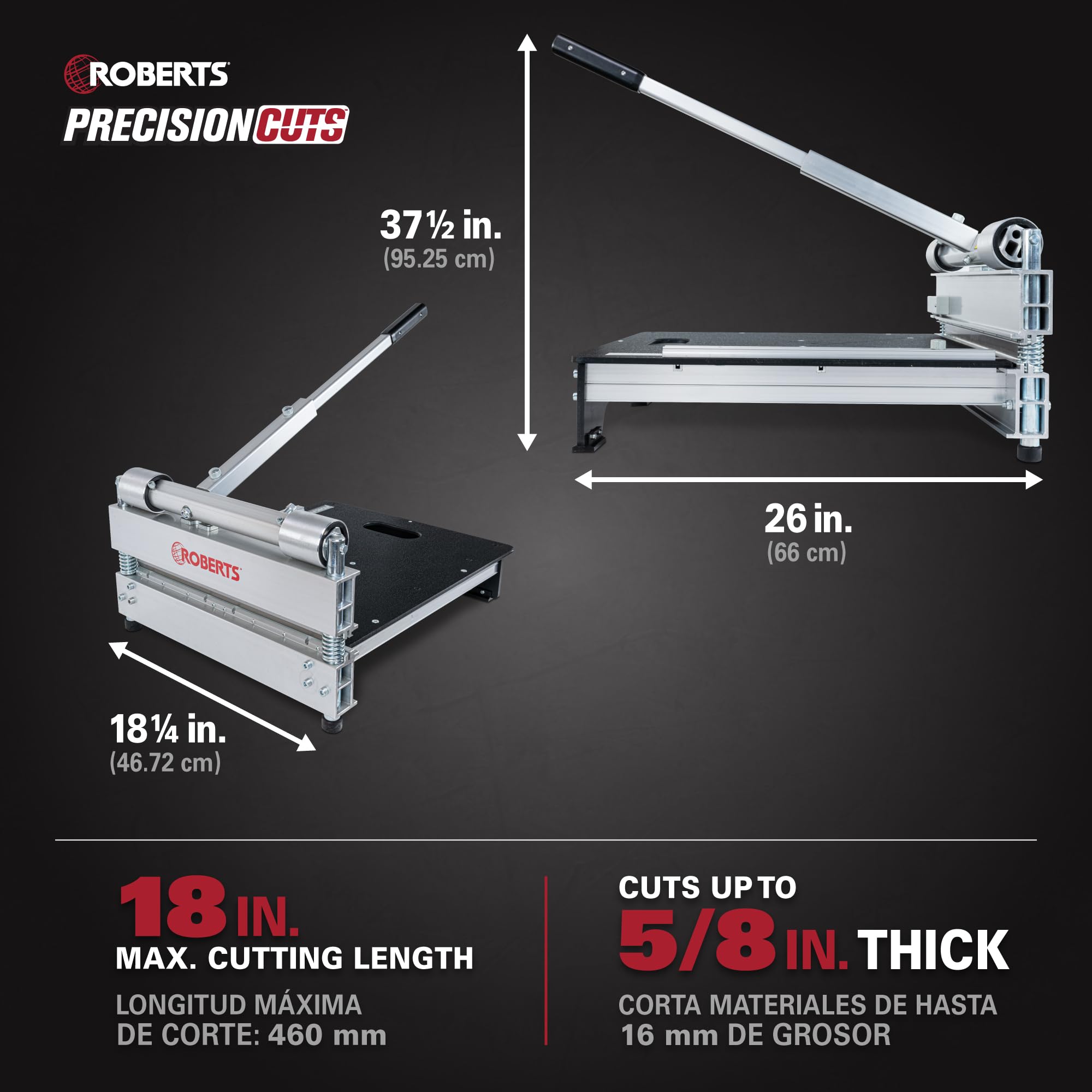 ROBERTS PrecisionCuts Pro - Taglierina multistrato, 45,7 cm