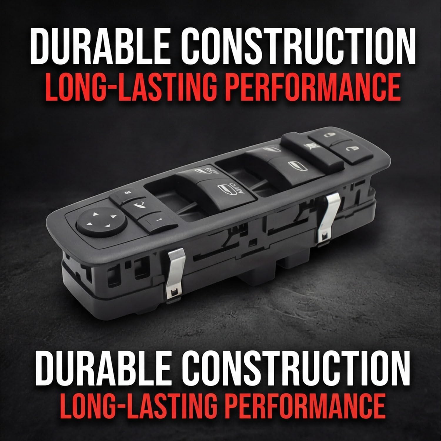Driver Side Master Power Window Switch 68262252AC Compatible with Ram 1500 2019-2021 2500 2020-2021 3500 2019-2020 1500 Classic 2020 Chrysler 300 2015-2021 Replaces DWS2266 1S15525