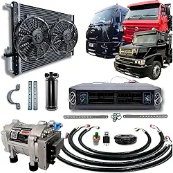 Kit Ar Condicionado Elétrico, Condensador Grande, 2 Ventoinhas